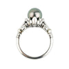 Green Glow Acropora Tahitian Pearl Ring