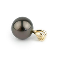 Midnight Black 13.8mm Tahitian Pearl Pendant