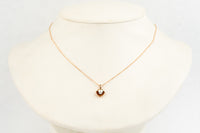 Tahitian Keshi Pearl 14K Rose Gold Seashell Necklace