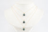 Tahitian Pearl & Opal Indigo-Green Étoile Necklace on 10K Gold