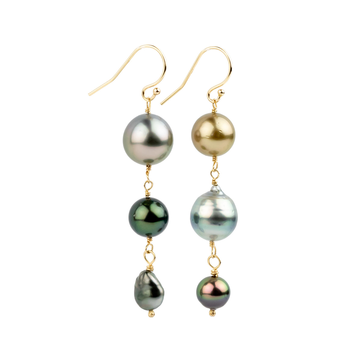 Tahitian Pearl Harvest Earrings