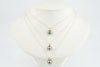 Tahitian Pearl & Diamond Pink-Green Étoile Necklace on 10K Gold