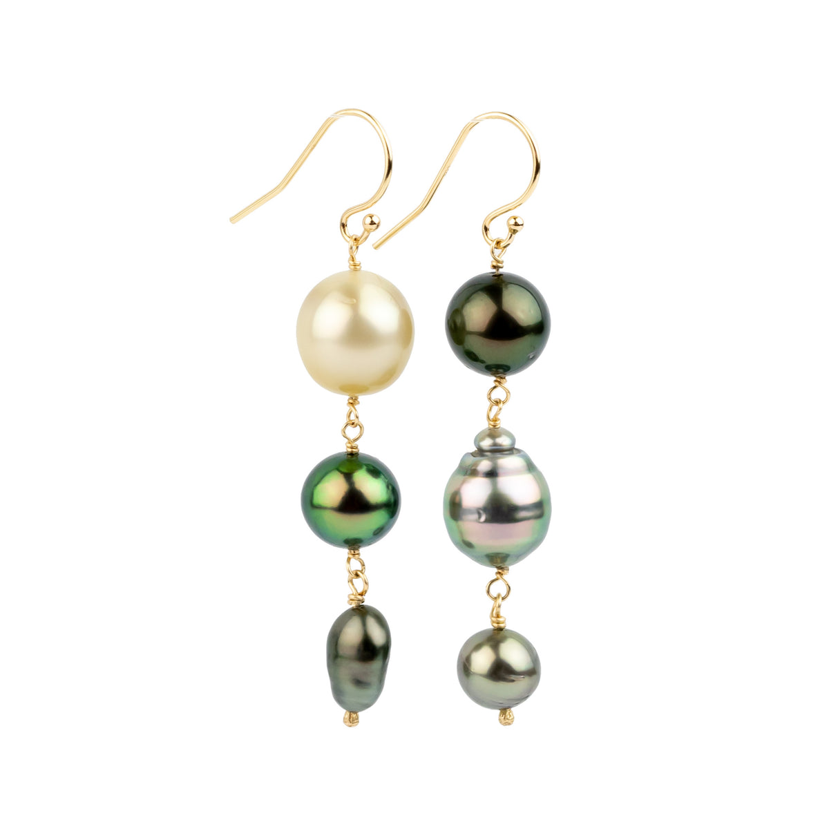 Tahitian Pearl Harvest Earrings