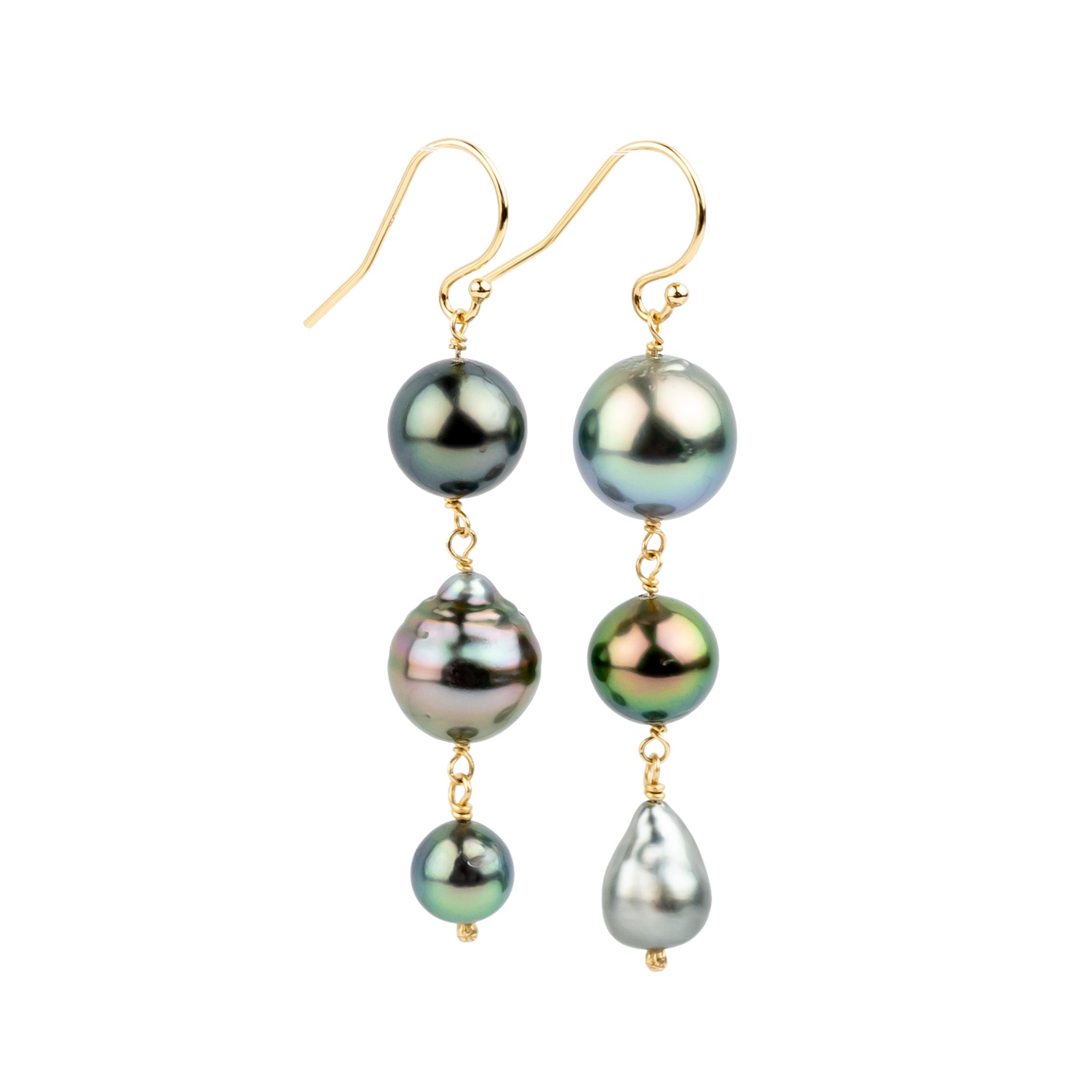 Tahitian Pearl Harvest Earrings