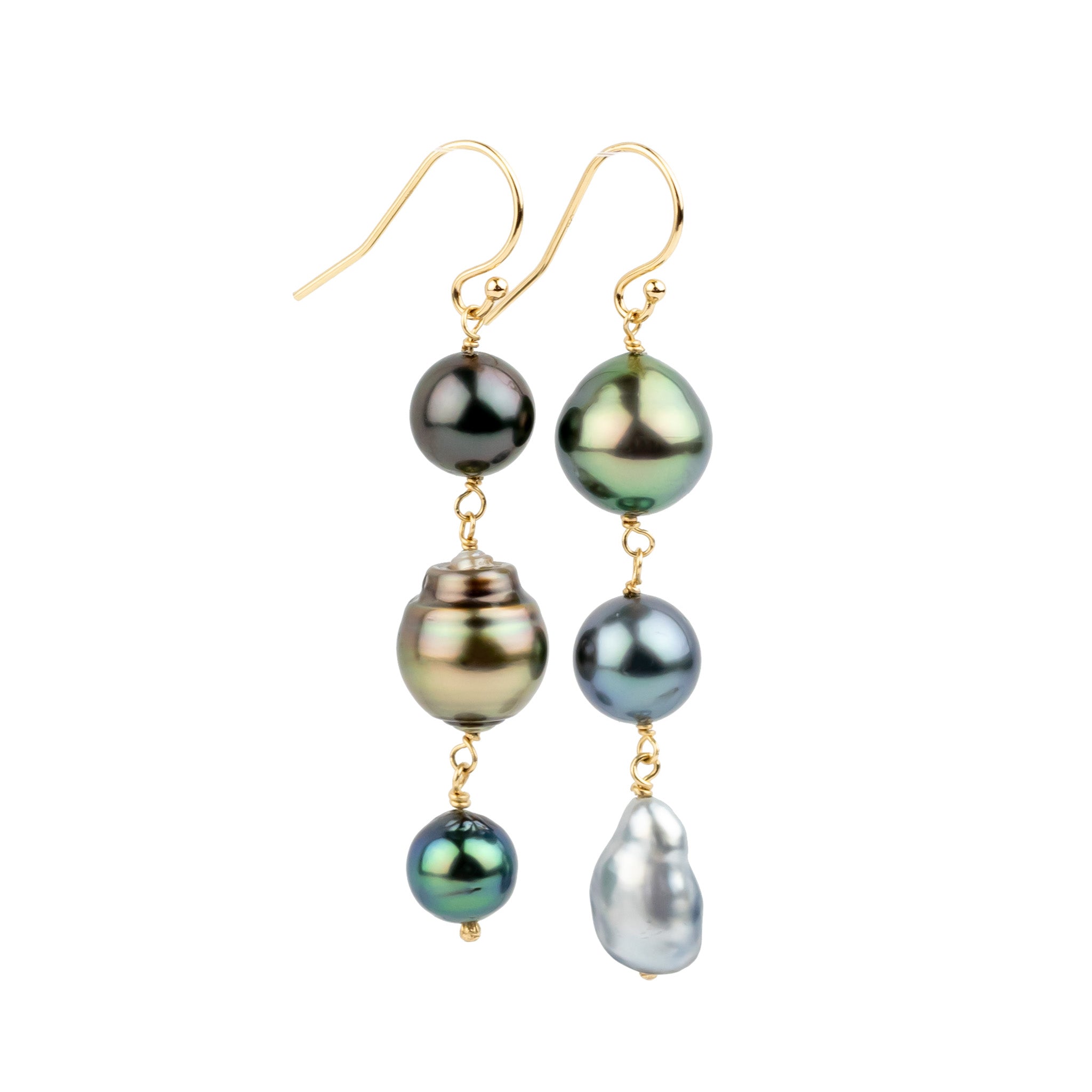 Tahitian Pearl Harvest Earrings
