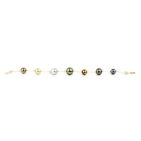 Tahitian Pearl Harvest Tin Cup Bracelet on 14K Yellow Gold