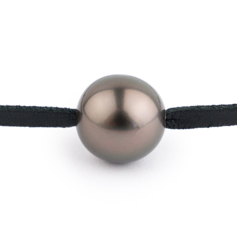 Aubergine Green 11.8mm Super Mana Necklace