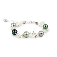 Tiaré Sterling Silver Tahitian Pearl Bracelet