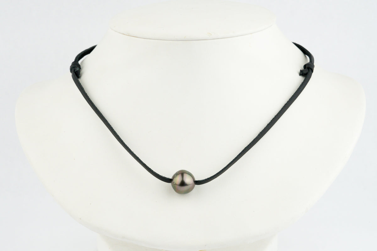 Aubergine Peacock 12.5mm Super Mana Necklace