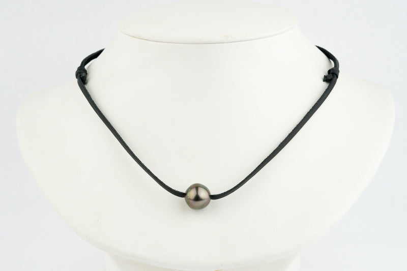 Aubergine Peacock 12.5mm Super Mana Necklace