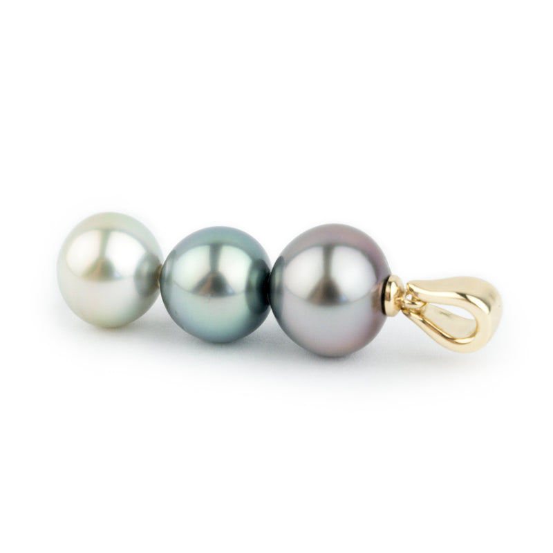 Triple Tahitian Pearl Pendant
