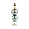 Triple Tahitian Pearl Pendant