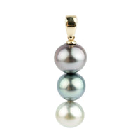 Triple Tahitian Pearl Pendant