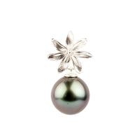 Tiaré Sterling Silver Tahitian Pearl Pendant