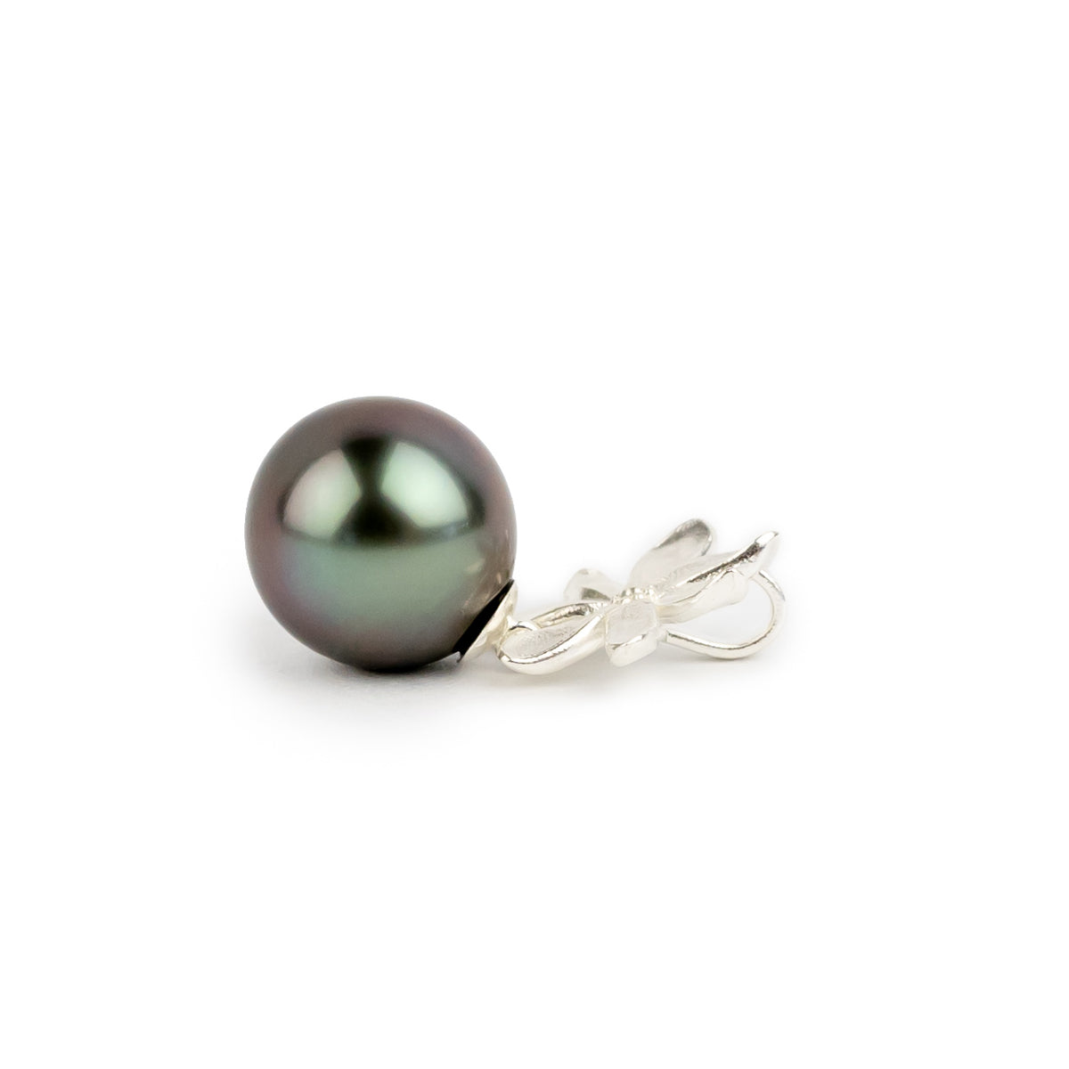Tiaré Sterling Silver Tahitian Pearl Pendant