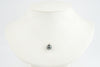 Deep Indigo 9mm Tahitian Pearl I'a Necklace on Sterling Silver