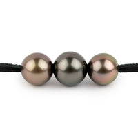 Triple 9mm-10.5mm Red-Black Eimeo Mana Necklace