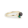 Tahitian Keshi Pearl & Gemstone Natura Ring