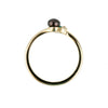 Tahitian Keshi Pearl & Gemstone Natura Ring