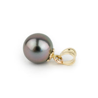 Petite Lavender Pink 8.5mm Tahitian Pearl Pendant