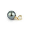 Petite Indigo Green 9mm Tahitian Pearl Pendant