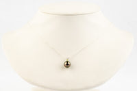 Pearl & Peridot Indigo Pink Green Étoile Necklace on Sterling Silver