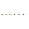 Aubergine Peacock Circled Tin-Cup Tahitian Pearl Bracelet on 14/20 Gold Filled