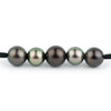 Quintuple Plum Peacock 10-11.4mm Mana Pearl Necklace