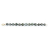 Deep Sea Green 8.8-10.7mm Tahitian Drop Pearl Bracelet