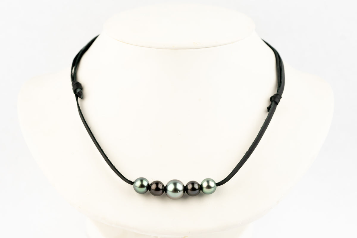 North Star Quintuple 9.4-11.7mm Mana Pearl Necklace