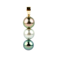Triple Tahitian Pearl Pendant