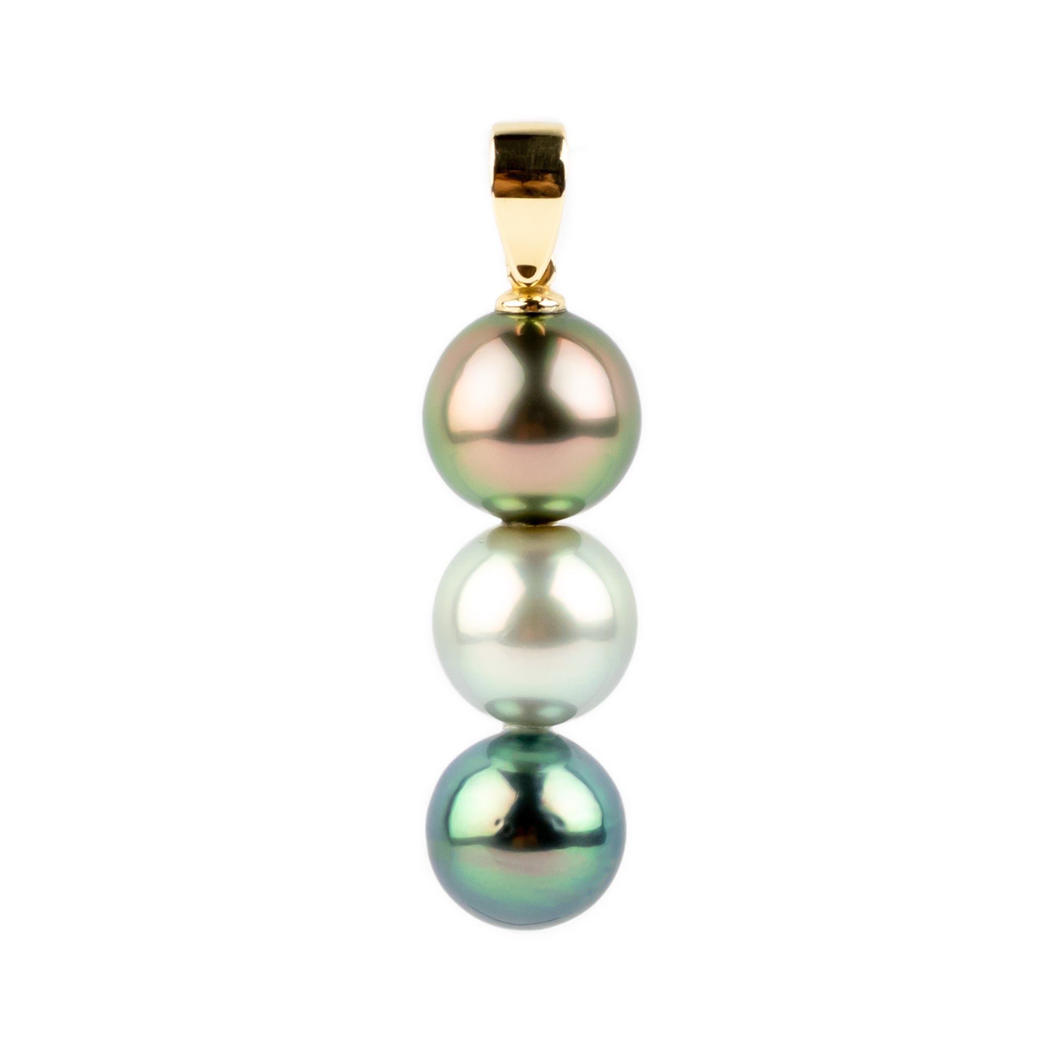 Triple Tahitian Pearl Pendant