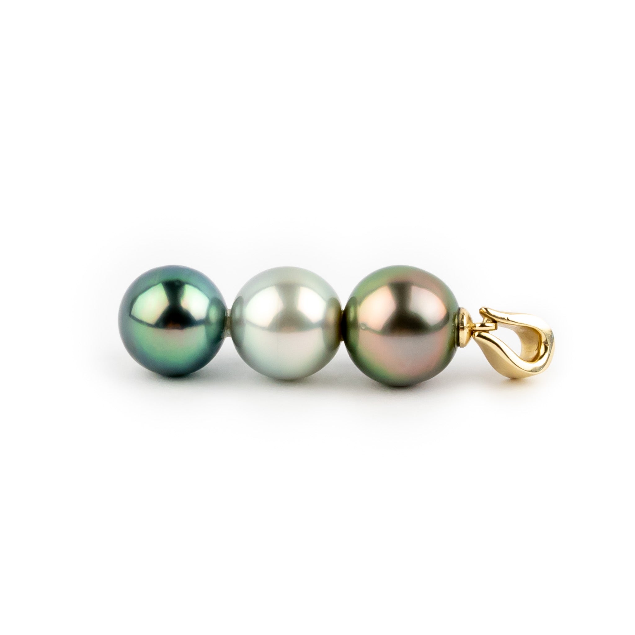 Triple Tahitian Pearl Pendant