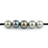 Quintuple Multi-Colored 10.9-12.2mm Mana Pearl Necklace
