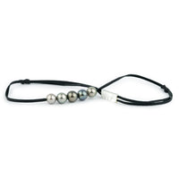 Quintuple Multi-Colored 10.9-12.2mm Mana Pearl Necklace