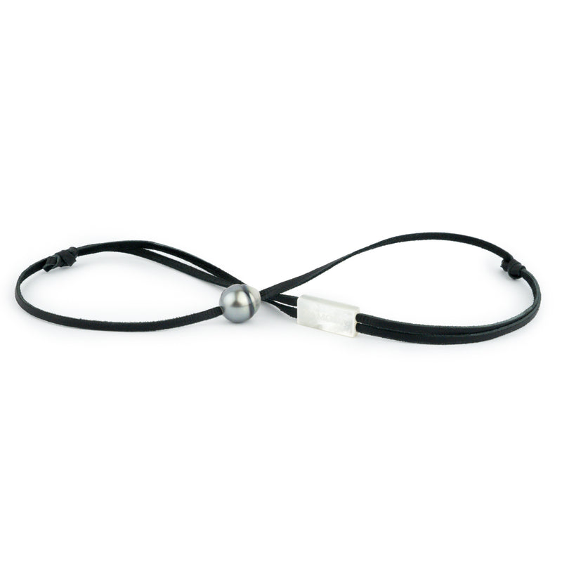 Silvery Blue 12.2mm Super Mana Necklace