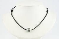 Silvery Blue 12.2mm Super Mana Necklace