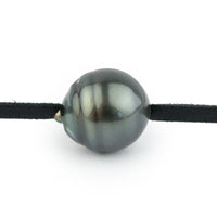 Indigo-Green Circled 12.9mm Super Mana Necklace