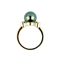 Tahitian Pearl & Diamond Aurora Ring