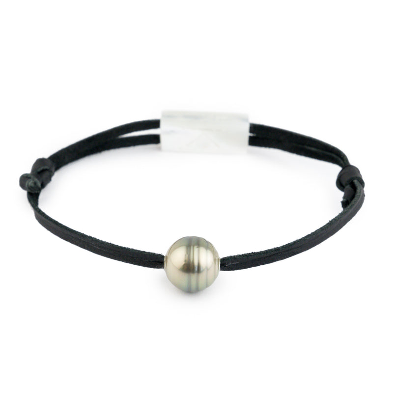 Golden Green Circled 11.4mm Super Mana Bracelet