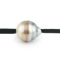 Honey-Blue Circled 11.7mm Super Mana Necklace