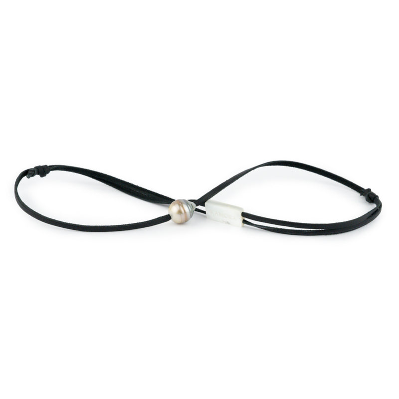 Honey-Blue Circled 11.7mm Super Mana Necklace