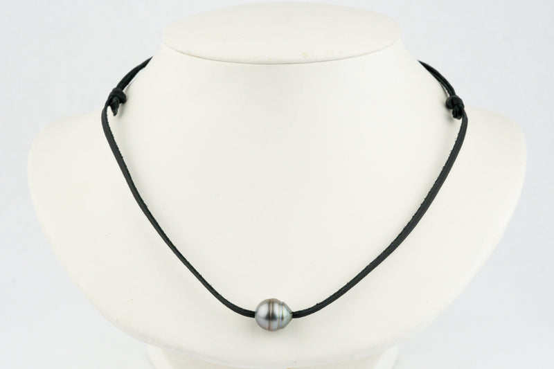 Lavender-Blue Circled 11.7mm Super Mana Necklace