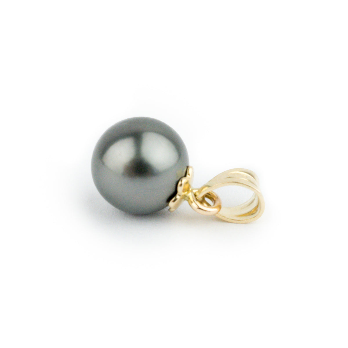 Petite Stormy Blue 8.3mm Tahitian Pearl Pendant