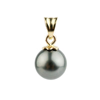 Petite Stormy Blue 8.3mm Tahitian Pearl Pendant