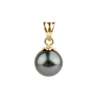 Petite Lavender-Blue 8.5mm Tahitian Pearl Pendant