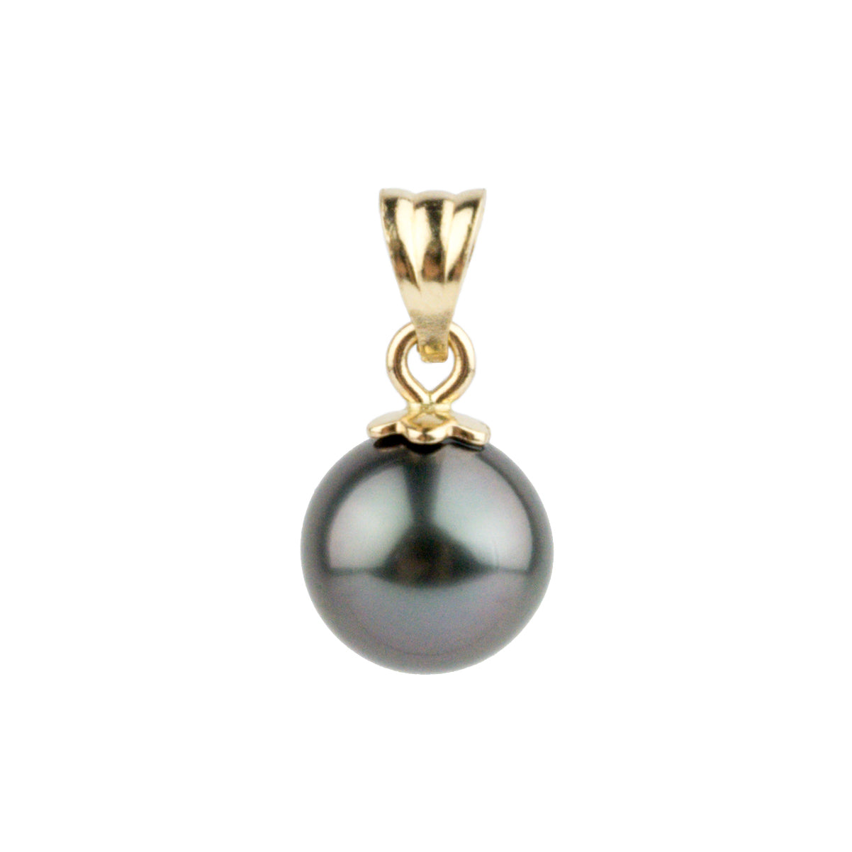 Petite Lavender-Blue 8.5mm Tahitian Pearl Pendant