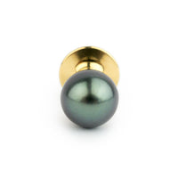 Lavender-Green 9.6mm Tahitian Pearl Tie Tack