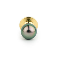 Flashy Pink Peacock 8.9mm Tahitian Pearl Tie Tack