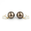 Tahitian Pearl & Diamond Sirène Earrings